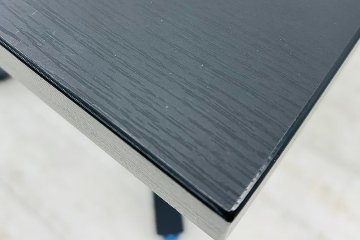 コクヨ デイズオフィス 中古 休憩室用テーブル ミーティングテーブル 中古オフィス家具 800/800/720 ブラックの画像