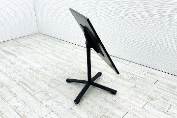 コクヨ デイズオフィス 中古 休憩室用テーブル ミーティングテーブル 中古オフィス家具 800/800/720 ブラックの画像