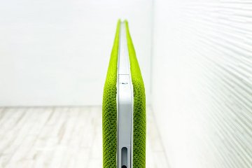 オカムラ マッフル パーテーション パーティション 中古パーテーション 間仕切り 高1700 キャスター脚付 グレープ 1100/550/1700の画像
