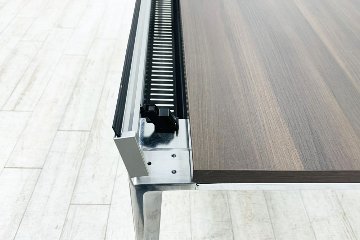 オカムラ プリシード L型デスク 中古 3段ワゴン付き エグゼクティブデスク 高級デスク 中古オフィス家具 1800/1185/720の画像