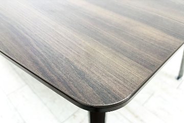 オカムラ プリシード 中古 小型会議テーブル 幅2400 ミーティングテーブル 会議机 中古オフィス家具 舟形天板 2400/1200/720の画像