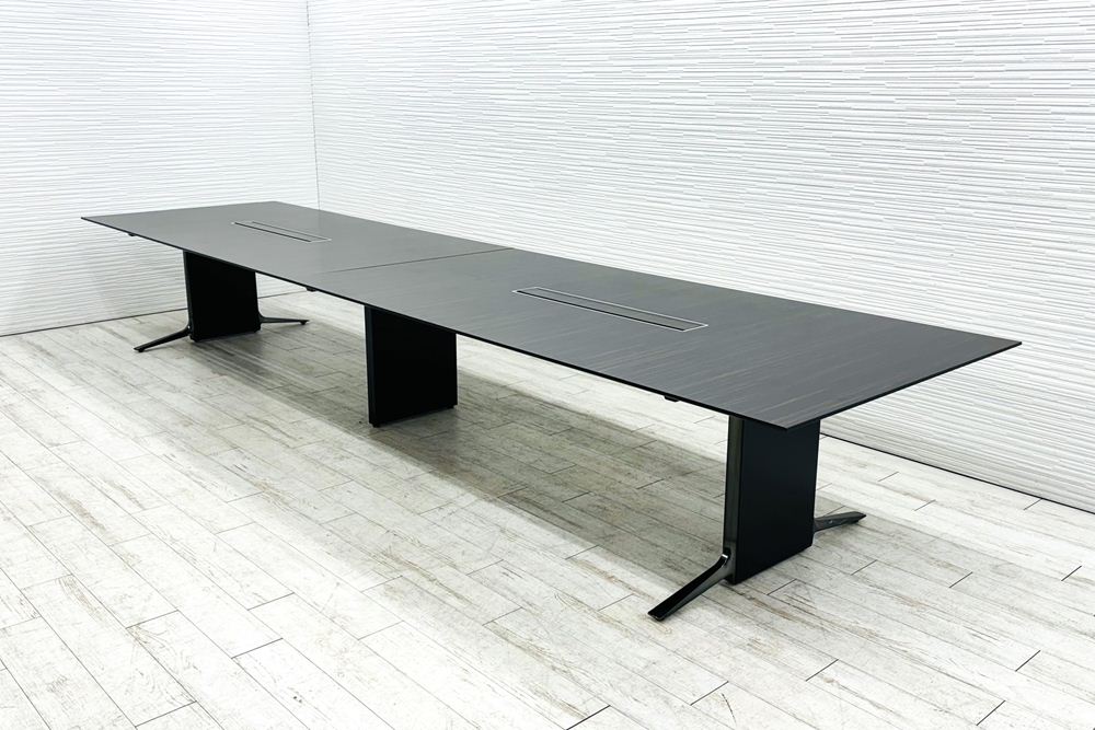 コクヨ オーガス 中古 大型会議テーブル 幅4800 会議机 ミーティングテーブル 中古オフィス家具 4800/1200/720の画像