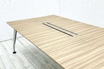 コクヨ サイビ 中古 大型会議テーブル ミーティングテーブル 幅3200 KOKUYO SAIBI 会議机 中古オフィス家具 3200/1200/720の画像