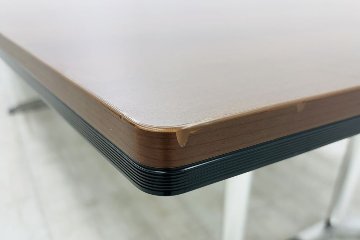 オカムラ ラティオ 中古 舟形 大型会議テーブル 幅4000 ミーティングテーブル 会議机 中古オフィス家具 4000/1400/720の画像