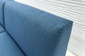コクヨ コレッソ Collesso 中古 【ミーティングセット】 オフィスラウンジ 応接ソファー ラウンジソファ ラウンジチェア ソファー 中古オフィス家具 ブルーの画像