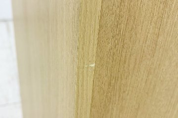 オカムラ トラッシュユニット ダストボックス 中古 キャスター付き ゴミ箱 ごみ箱 中古オフィス家具 ネオウッドライト 1000/520/900の画像