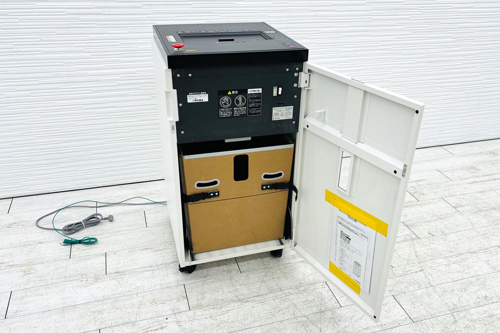 明光商会 PD-F65P-LM シュレッダー 中古 業務用シュレッダー 中古オフィス家具 MSシュレッダー 500/530/943の画像