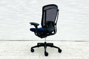 オカムラ コンテッサセコンダ 中古 2020年製 Contessa seconda CC83MS-FPC4 コンテッサチェア 中古オフィス家具 ダークブルーの画像
