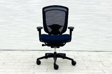 オカムラ コンテッサセコンダ 中古 2020年製 Contessa seconda CC83MS-FPC4 コンテッサチェア 中古オフィス家具 ダークブルーの画像
