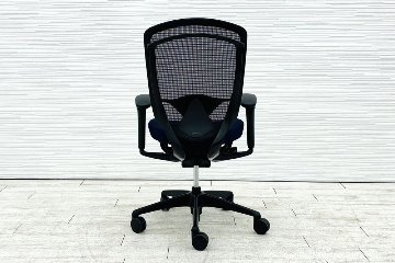 オカムラ コンテッサセコンダ 中古 2020年製 Contessa seconda CC83MS-FPC4 コンテッサチェア 中古オフィス家具 ダークブルーの画像