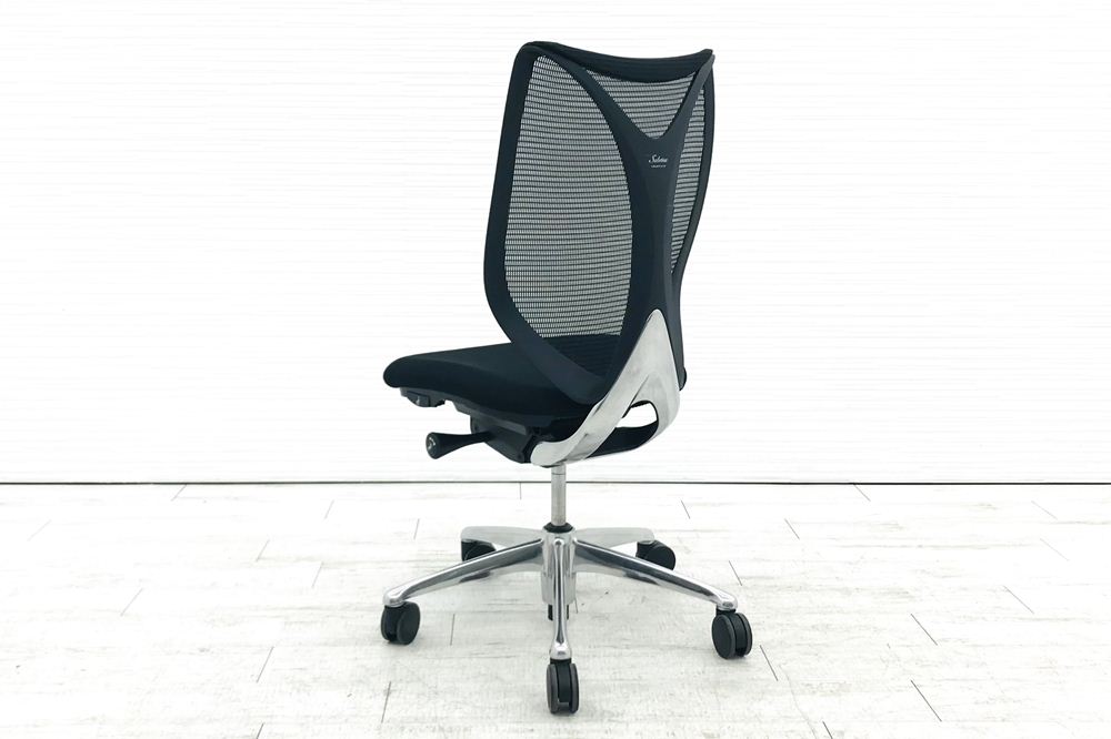 サブリナチェア 中古 オカムラ OKAMURA Sabrina 2016年製 ハイバック メッシュ 中古オフィス家具 事務椅子 ブラックの画像