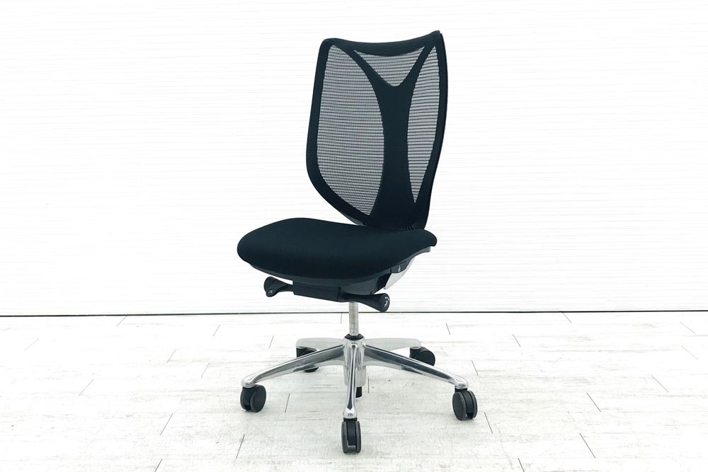 サブリナチェア 中古 オカムラ OKAMURA Sabrina 2016年製 ハイバック メッシュ 中古オフィス家具 事務椅子 ブラックの画像