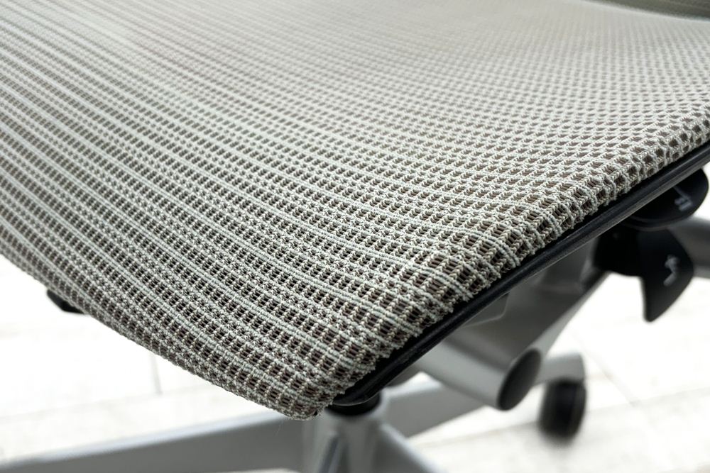 バロンチェア オカムラ エクストラハイバック OKAMURA Baron 固定肘 高機能チェア 中古オフィス家具 固定ヘッドレスト グレーの画像