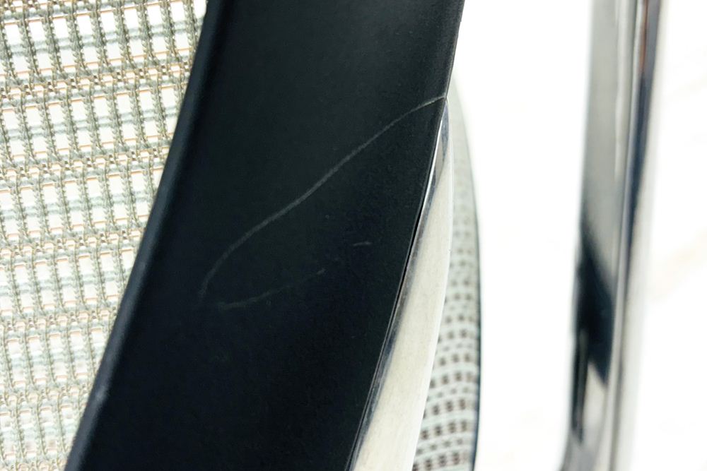 オカムラ バロンチェア エクストラハイバック OKAMURA Baron 固定肘 高機能チェア 中古オフィス家具 固定ヘッドレスト グレーの画像