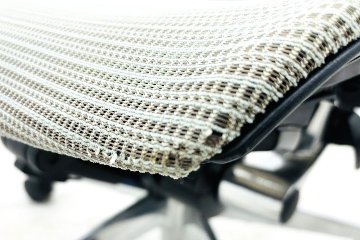 オカムラ バロンチェア エクストラハイバック OKAMURA Baron 固定肘 高機能チェア 中古オフィス家具 固定ヘッドレスト グレーの画像