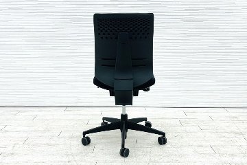 コクヨ ウィザードチェア 中古 KOKUYO Wizard クッション 肘無 中古事務椅子 中古オフィス家具 ブラックの画像