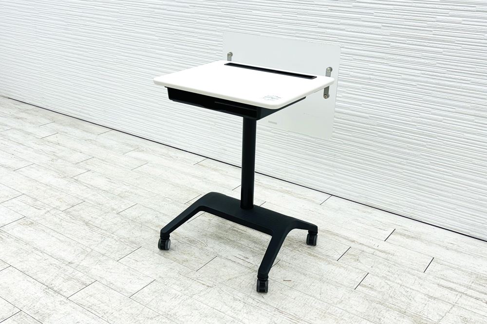 オカムラ スタフィット 立ち姿勢サポートデスク OKAMURA Stafit 昇降テーブル 中古 中古オフィス家具 600/510/800～1100の画像