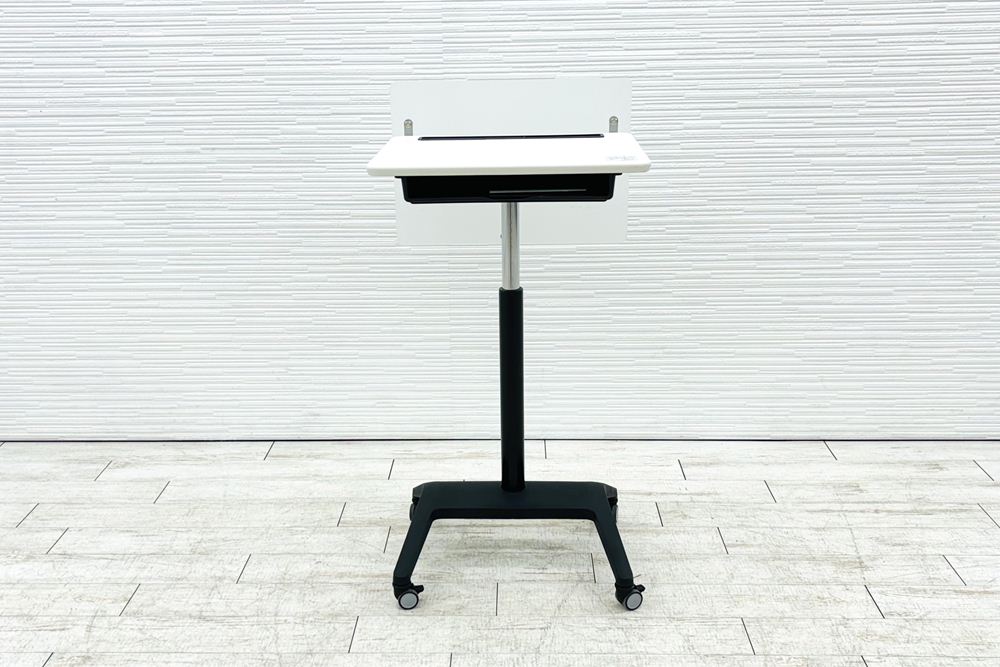 オカムラ スタフィット 立ち姿勢サポートデスク OKAMURA Stafit 昇降テーブル 中古 中古オフィス家具 600/510/800～1100の画像