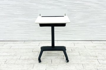 オカムラ スタフィット 立ち姿勢サポートデスク OKAMURA Stafit 昇降テーブル 中古 中古オフィス家具 600/510/800～1100の画像