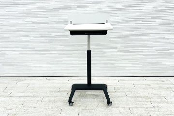 オカムラ スタフィット 立ち姿勢サポートデスク OKAMURA Stafit 昇降テーブル 中古 中古オフィス家具 600/510/800～1100の画像