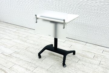 オカムラ スタフィット 立ち姿勢サポートデスク OKAMURA Stafit 昇降テーブル 中古 中古オフィス家具 600/510/800～1100の画像