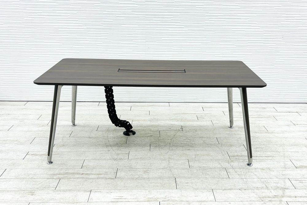 オカムラ プリシード PRECEDE 中古 小型会議テーブル ミーティングテーブル 会議机 中古オフィス家具 1800/900/720の画像