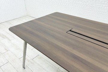 オカムラ プリシード PRECEDE 中古 小型会議テーブル ミーティングテーブル 会議机 中古オフィス家具 1800/900/720の画像