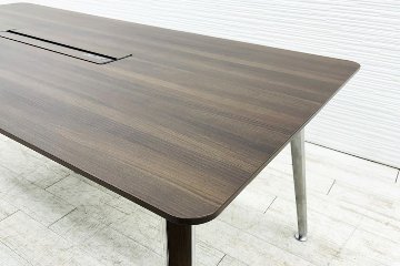 オカムラ プリシード PRECEDE 中古 小型会議テーブル ミーティングテーブル 会議机 中古オフィス家具 1800/900/720の画像