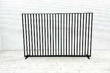 コクヨ ストライプル 中古 ストレートタイプ 【W1200×2】 パーテーション ルーバースクリーン 間仕切り ウッドタイプ 2550/500/1630の画像