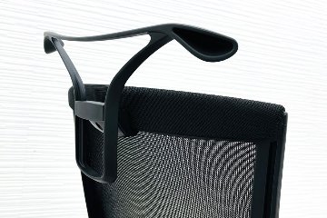 オカムラ エスクードチェア 中古 肘無 事務椅子 中古オフィス家具 OKAMURA ESCUDO ハイバック ブラックの画像