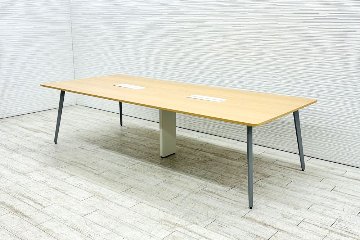 ウチダ レムナ 大型会議テーブル 中古 ミーティングテーブル 大型会議机 中古オフィス家具 2800/1200/720の画像