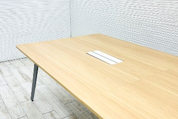 ウチダ レムナ 大型会議テーブル 中古 ミーティングテーブル 大型会議机 中古オフィス家具 2800/1200/720の画像