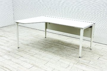 オカムラ プリシード L型デスク 中古 エグゼクティブデスク 高級デスク 中古オフィス家具 1600/1210/720の画像