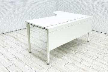 オカムラ プリシード L型デスク 中古 エグゼクティブデスク 高級デスク 中古オフィス家具 1600/1210/720の画像