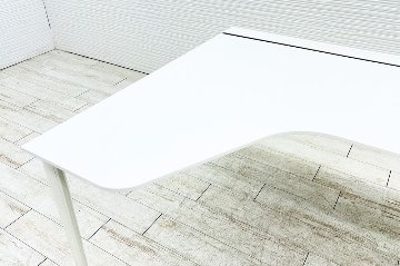 オカムラ プリシード L型デスク 中古 エグゼクティブデスク 高級デスク 中古オフィス家具 1600/1210/720の画像