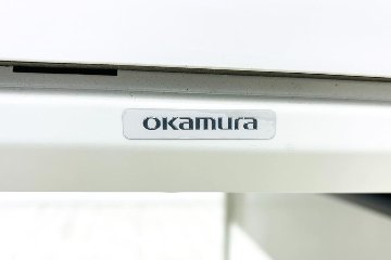 オカムラ プリシード L型デスク 中古 エグゼクティブデスク 高級デスク 中古オフィス家具 1600/1210/720の画像