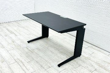 オカムラ プロユニット 中古 平机 ブラック 平デスク 事務机 Pro Unit 中古オフィス家具 1200/700/720の画像