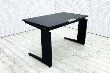 オカムラ プロユニット 中古 平机 ブラック 平デスク 事務机 Pro Unit 中古オフィス家具 1200/700/720の画像