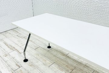 ヴィトラ アドホック Vitra 中古 小型会議テーブル W2000 幅2000 ミーティングテーブル 会議机 中古オフィス家具 ホワイト 2000/750/720の画像