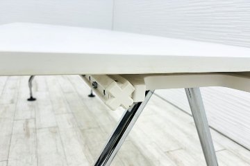 ヴィトラ アドホック Vitra 中古 小型会議テーブル W2000 幅2000 ミーティングテーブル 会議机 中古オフィス家具 ホワイト 2000/750/720の画像