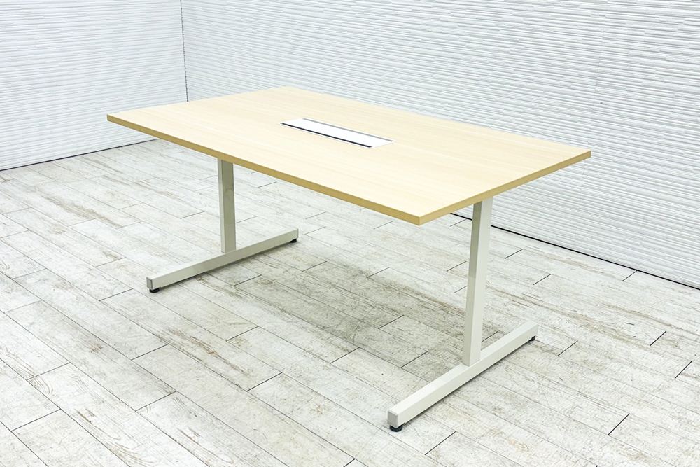 内田洋行 ウチダ ノティオ 中古 ミーティングテーブル 幅1500mm UCHIDA 会議テーブル 中古オフィス家具 1500/900/720の画像