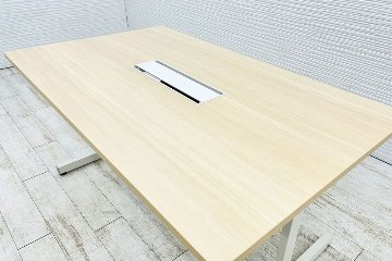 内田洋行 ウチダ ノティオ 中古 ミーティングテーブル 幅1500mm UCHIDA 会議テーブル 中古オフィス家具 1500/900/720の画像
