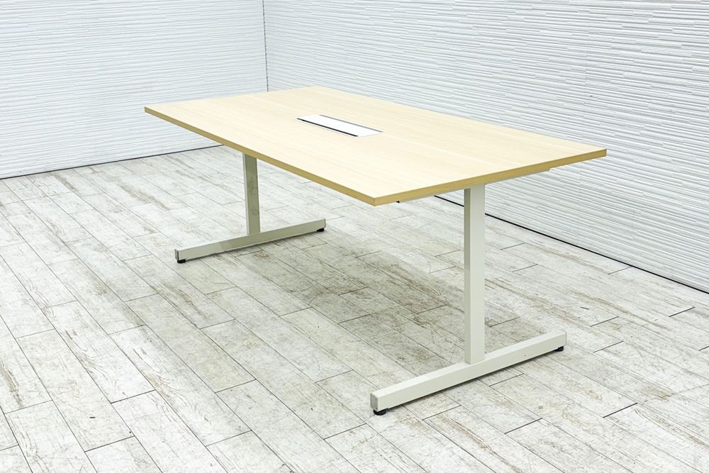 内田洋行 ウチダ ノティオ 中古 ミーティングテーブル 幅1800mm UCHIDA 会議テーブル 中古オフィス家具 1800/900/720の画像