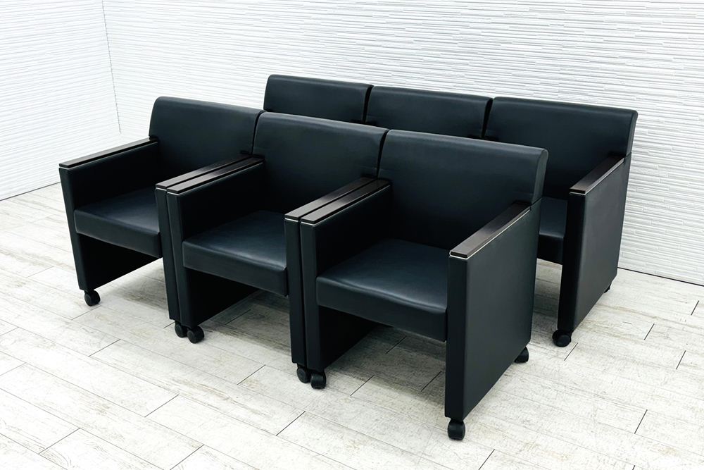 来店予約制】【中古オフィス家具在庫充実】オリバー 待合 ソファ