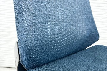 イトーキ アクトチェア 2020年製 中古 Act 肘無 事務椅子 ITOKI 中古オフィス家具 ダックブルーの画像