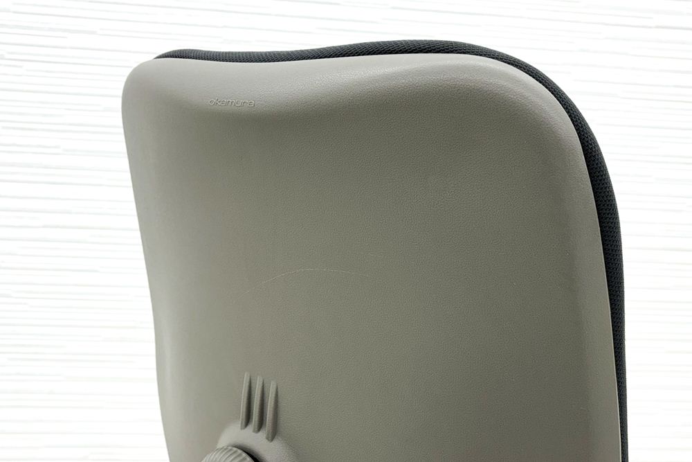 オカムラ CG-E(シージーイー)シリーズ 中古 肘無 オフィスチェア 中古オフィス家具 グレーの画像