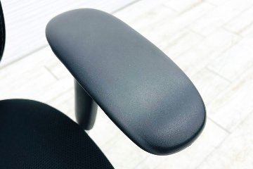 サブリナチェア オカムラ 中古 スマートオペレーション ヘッドレスト 中古オフィス家具 ブラック Sabrina Smart Operationの画像