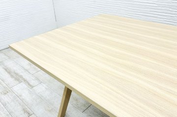 コクヨ デイズオフィス ウッドチルド 中古 会議テーブル ミーティングテーブル 中古オフィス家具 2100/1000/720 の画像