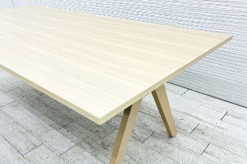 コクヨ デイズオフィス ウッドチルド 中古 会議テーブル ミーティングテーブル 中古オフィス家具 2100/1000/720 の画像