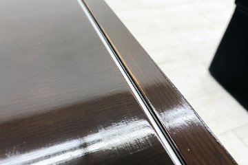 イトーキ 応接家具 【9点セット】 応接セット 中古 応接ソファ 応接テーブル 応接ソファー 中古オフィス家具 ブラック レザーの画像